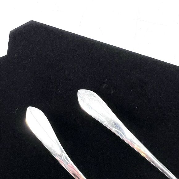 Antique 1900s Weidlich Co. Sterling Silver Small 5.25" Spoon Ladles 35 Grams - Picture 4 of 11